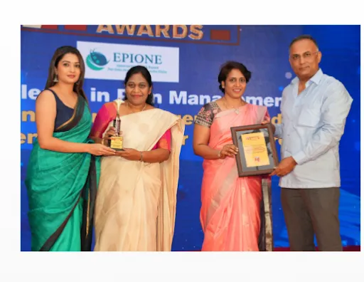epione-award Epione Hospital & Pain Management Center, Bangalore