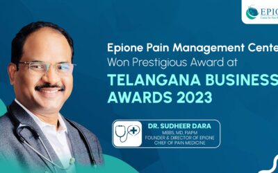 Epione Pain Management Center Won Prestigious Award at Telangana Business Awards 2023