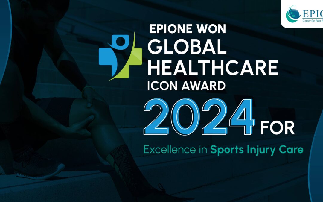 Epione Won Global Healthcare Icon Award 2024 for Sports Injury Excellence