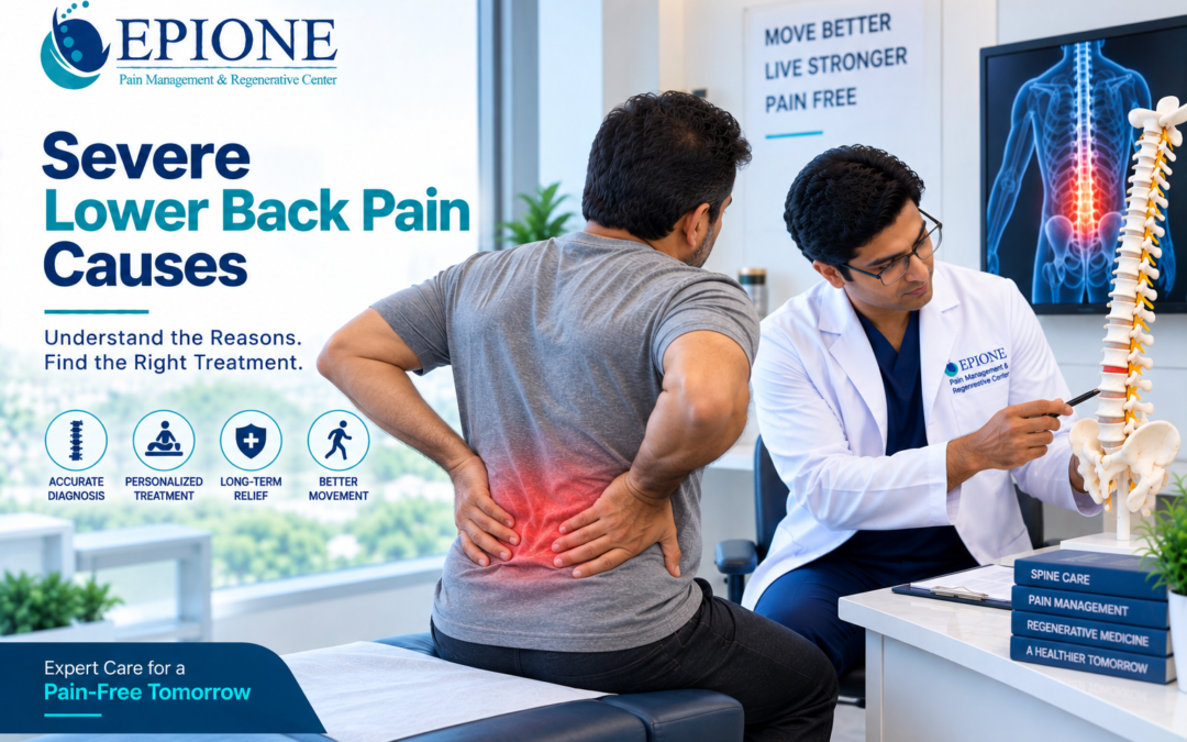 severe lower back pain causes
